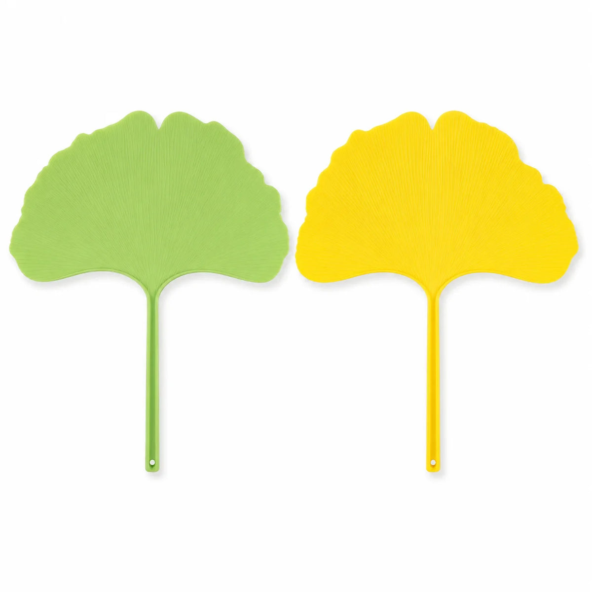Ginkgo Leaf & Seashell Hand Fan – Ancient Style Portable Fan