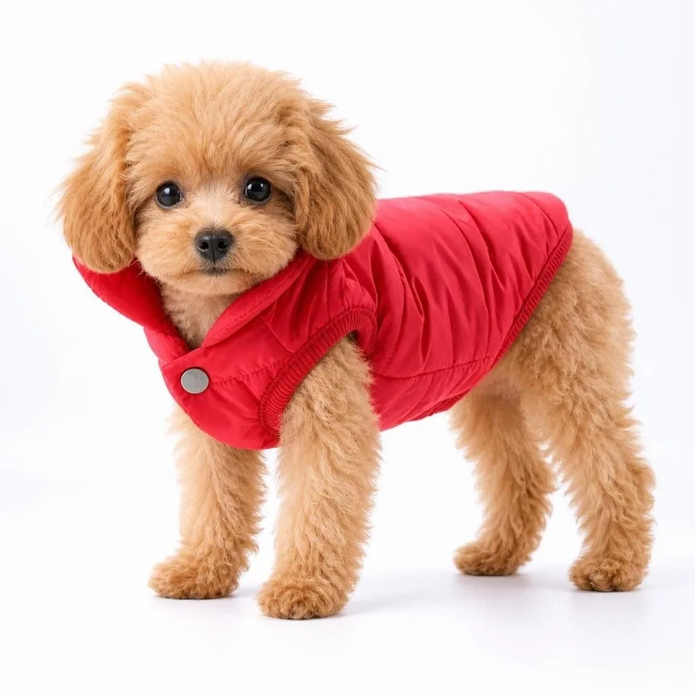 Windproof Fleece Dog Vest Coat with D-Ring | XS–XL Sizes