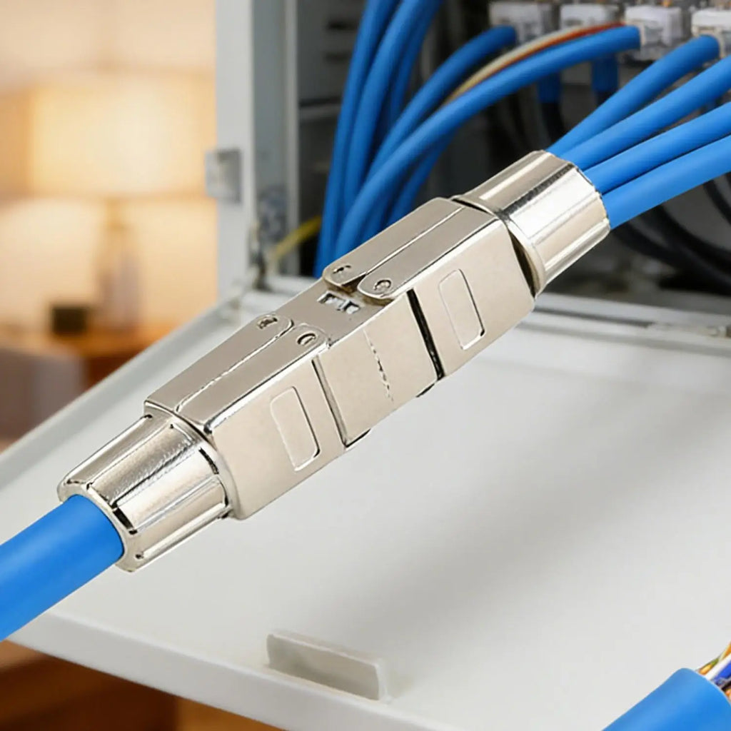 Shielded RJ45 Coupler Connector – CAT6A CAT7 10Gbps