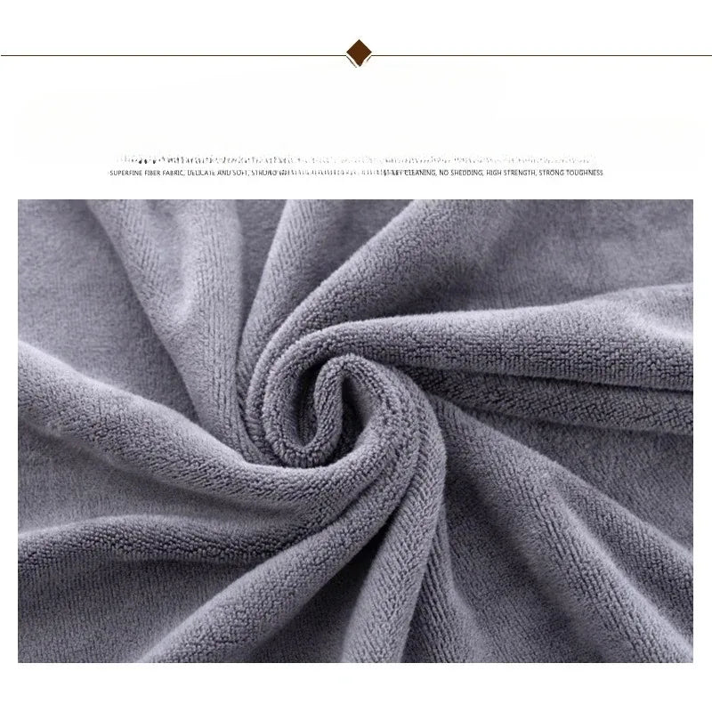 Microfiber Wearable Bath Towel Wrap – Thick Sauna Bathrobe