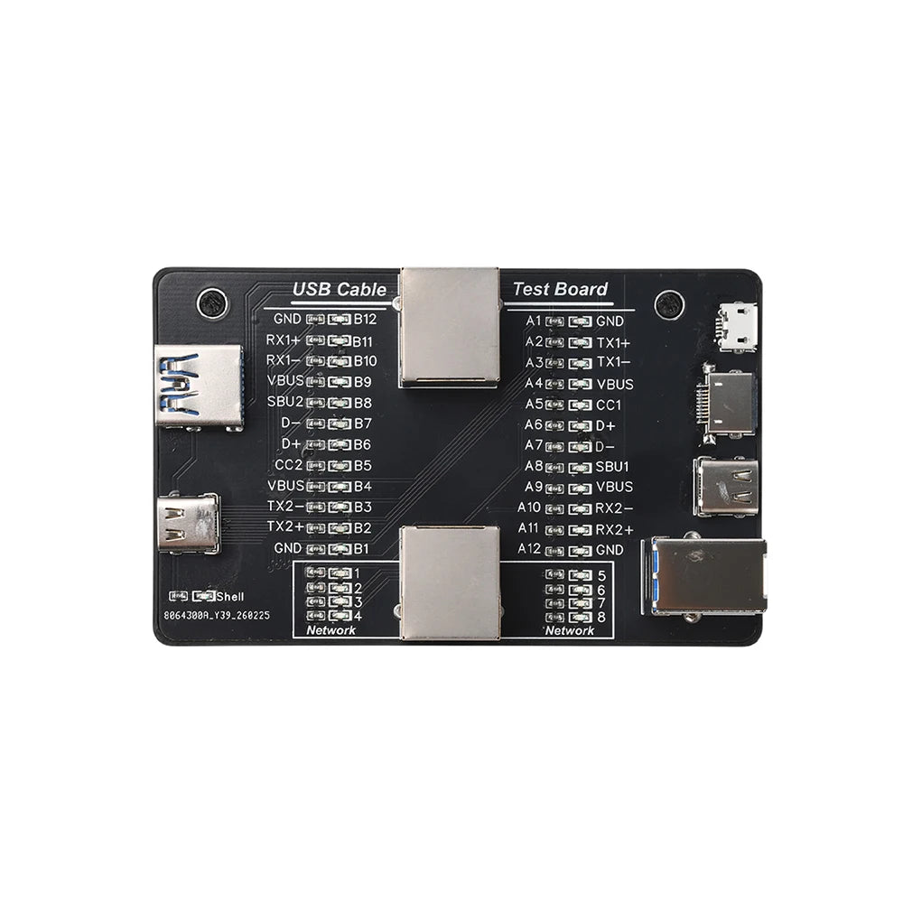 USB 3.0 Multifunctional Cable Tester – Type-C, RJ45 & More