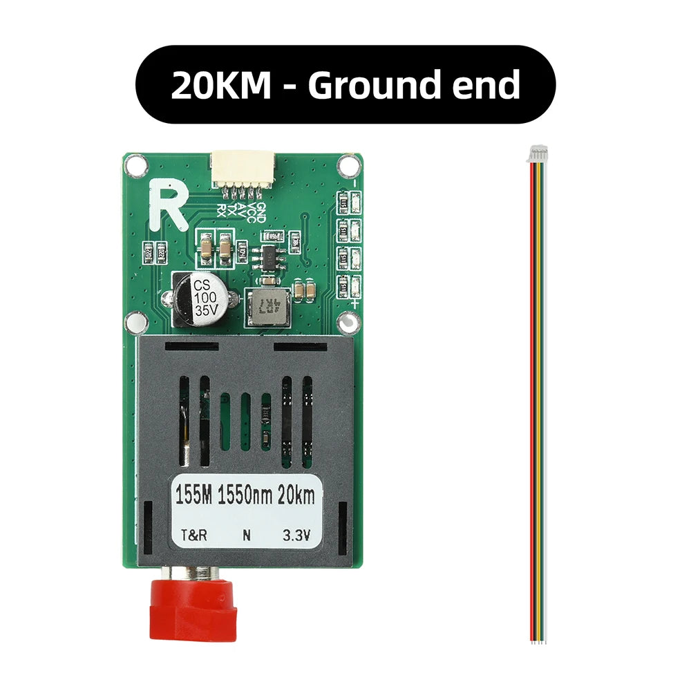 TTL Fibre Optic Transceiver Module for Drones – 20/40/60 km