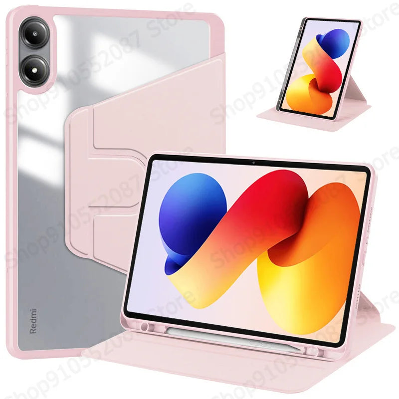 Redmi Pad 2 Pro Case 360 Rotating Stand & Pen Holder 12.1"