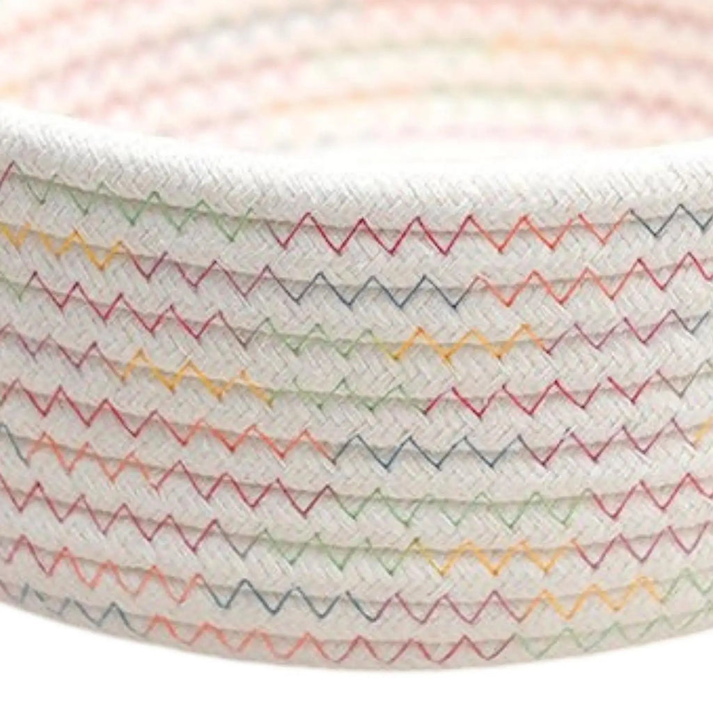 Decorative Cloth Storage Basket – Nordic Desktop Organizer