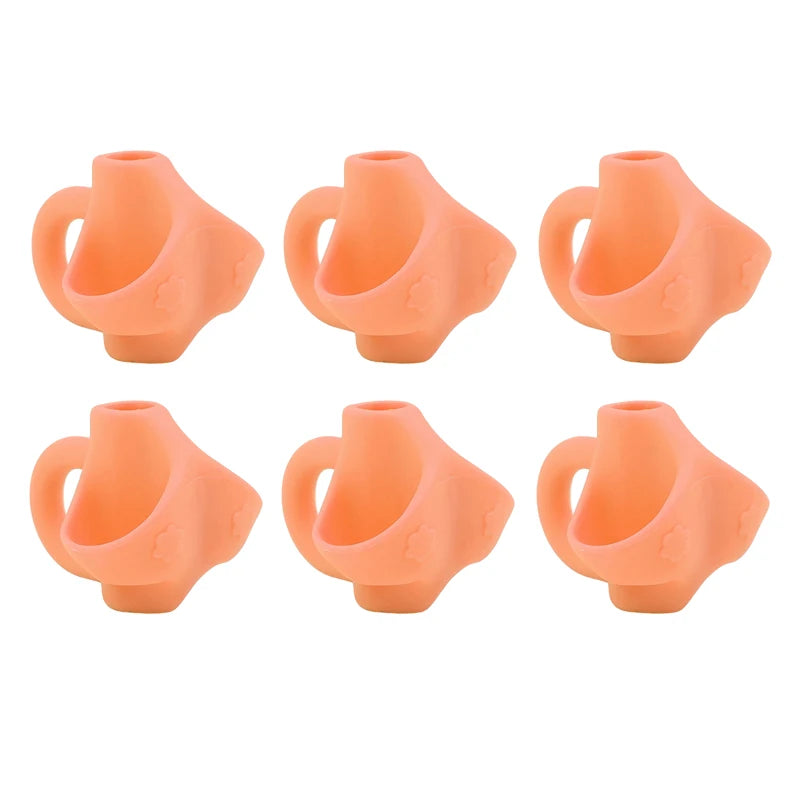 Silicone Pencil Grip Posture Corrector for Kids – 1 or 6 Pcs