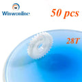 50-Pack 28T Gear for Epson M2140 M1128 M2148 M2128 M3178