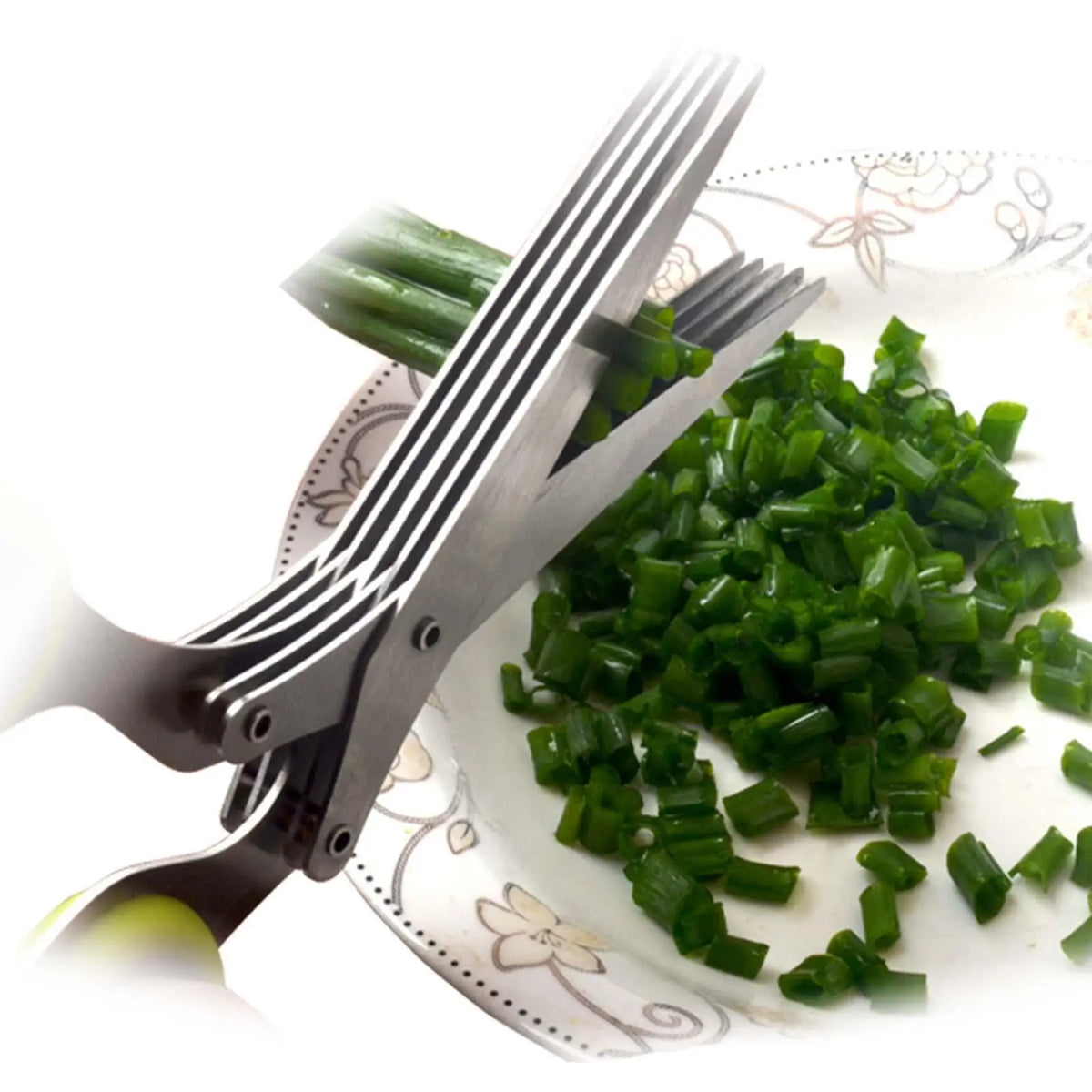 5-Blade Herb & Scallion Scissors | Multifunctional Kitchen Shears
