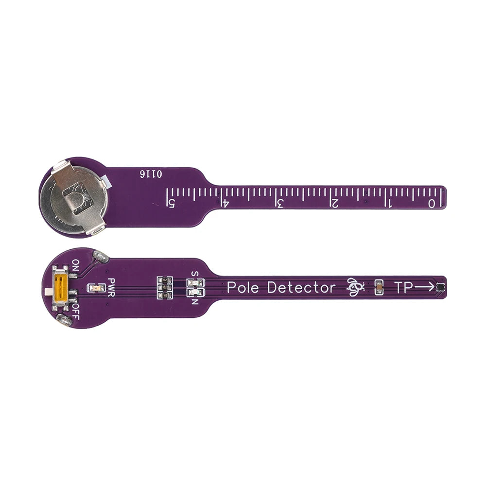 Handheld Magnetic Pole Detector – LED N/S Polarity Tester