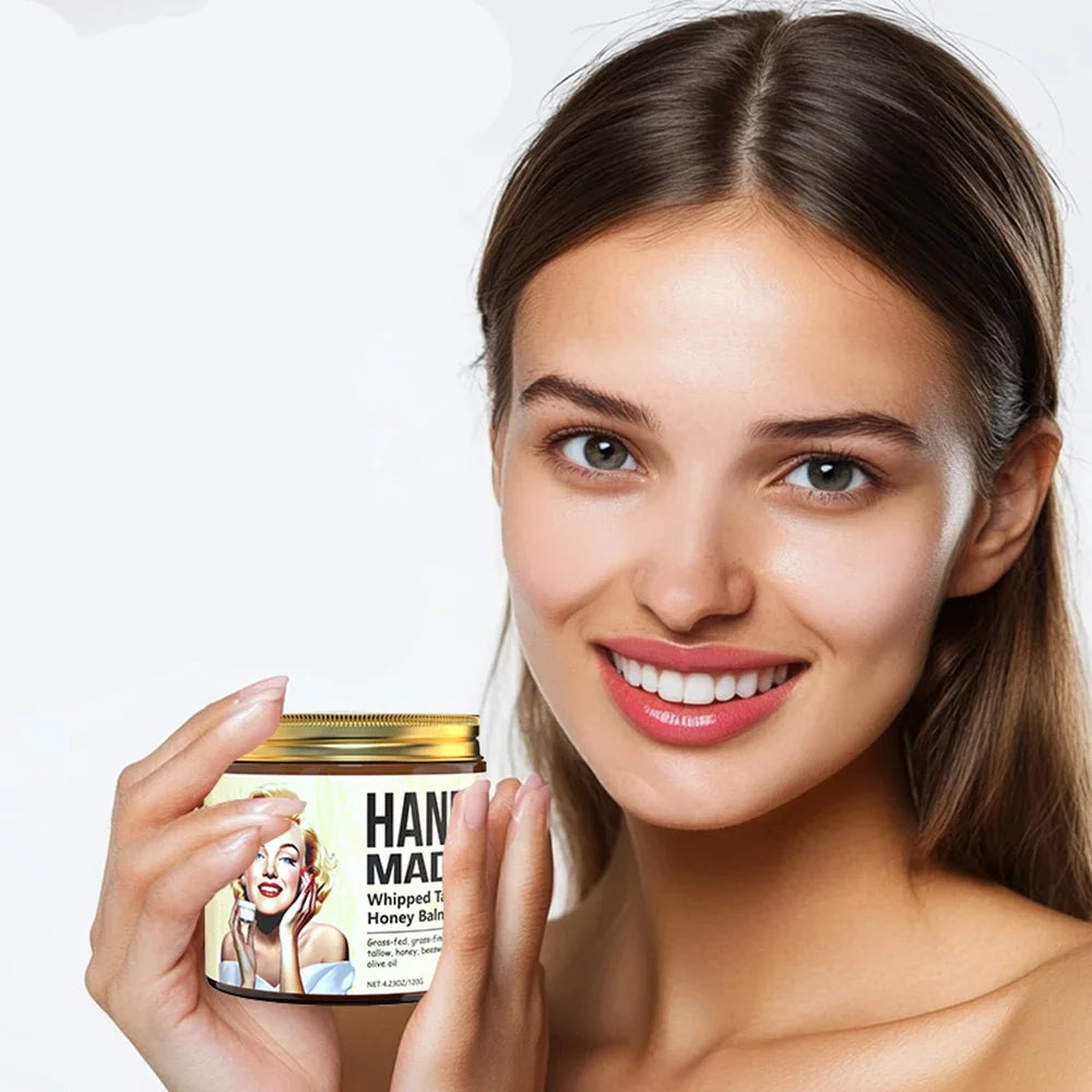 Honey Whipped Tallow Face Cream – Natural Deep Moisturizer