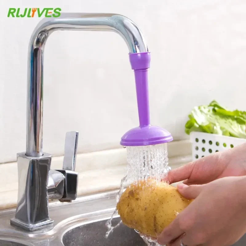 Adjustable Kitchen Faucet Tap Extender & Water-Saving Sprinkler