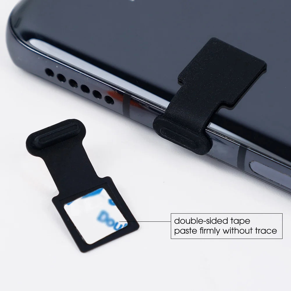 Silicone Dust Plugs – USB-C, Micro USB & Lightning Port Cover