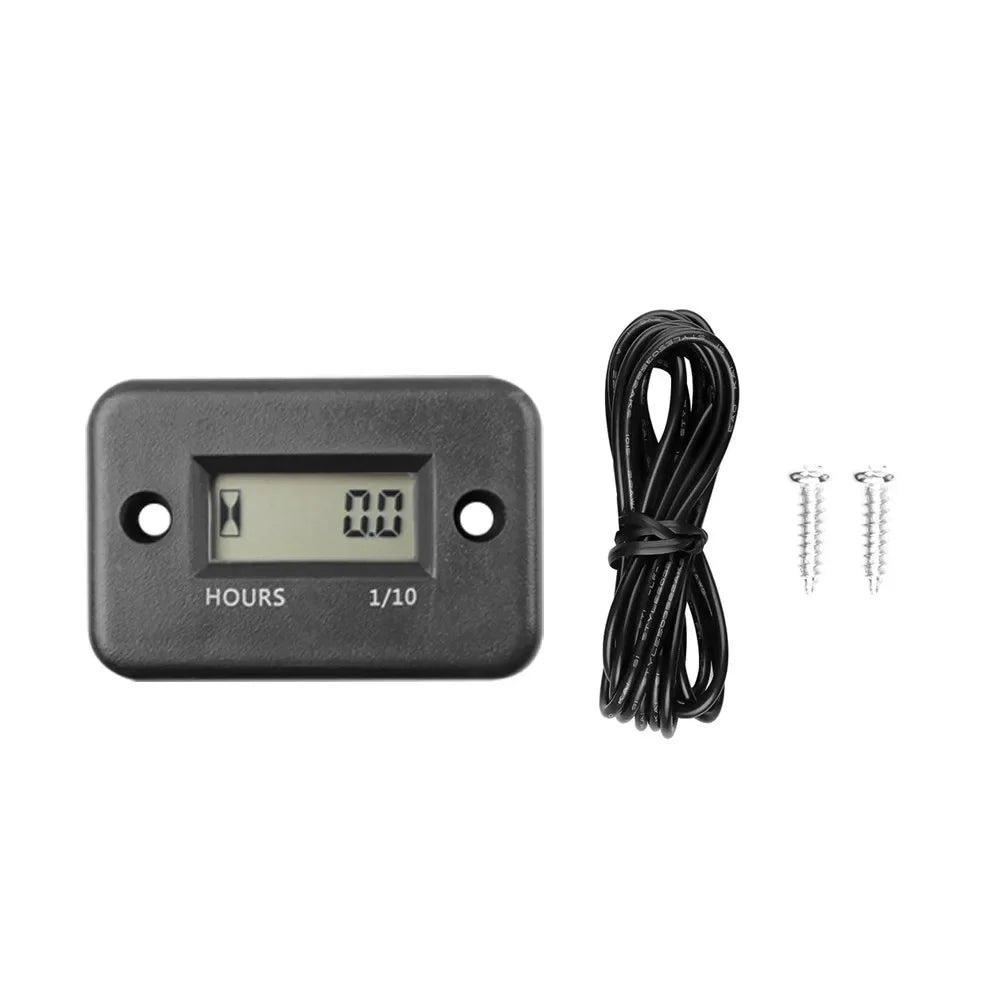 Digital LCD Hour Meter Counter – ATV, Motorcycle, Boat & Generator
