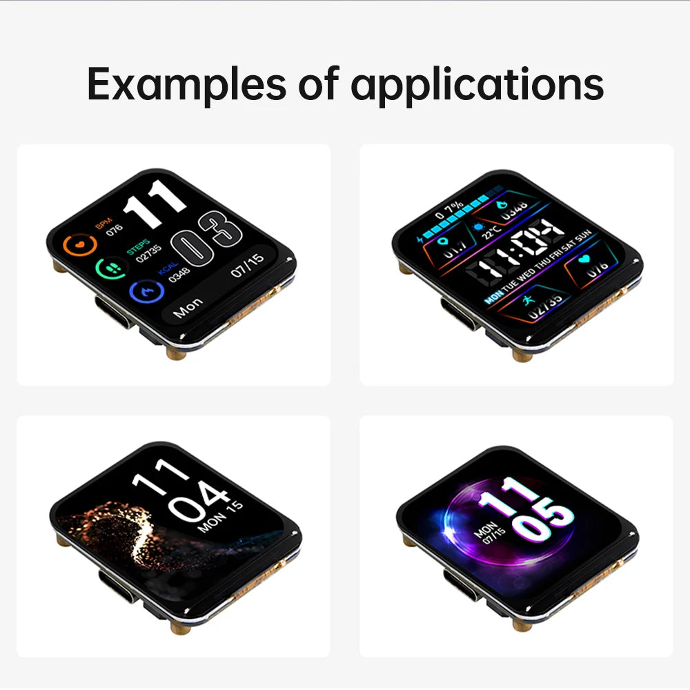ESP32-S3 1.69" LCD Dev Board | Wi-Fi Bluetooth Type-C