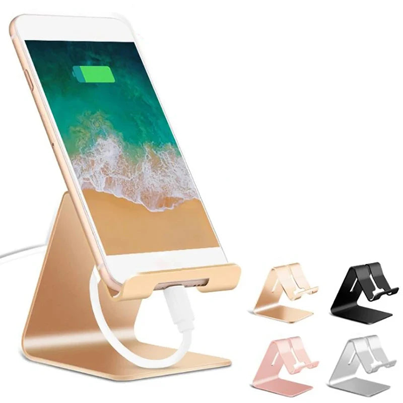 Aluminum Alloy Desktop Tablet & Phone Stand Anti-Slip