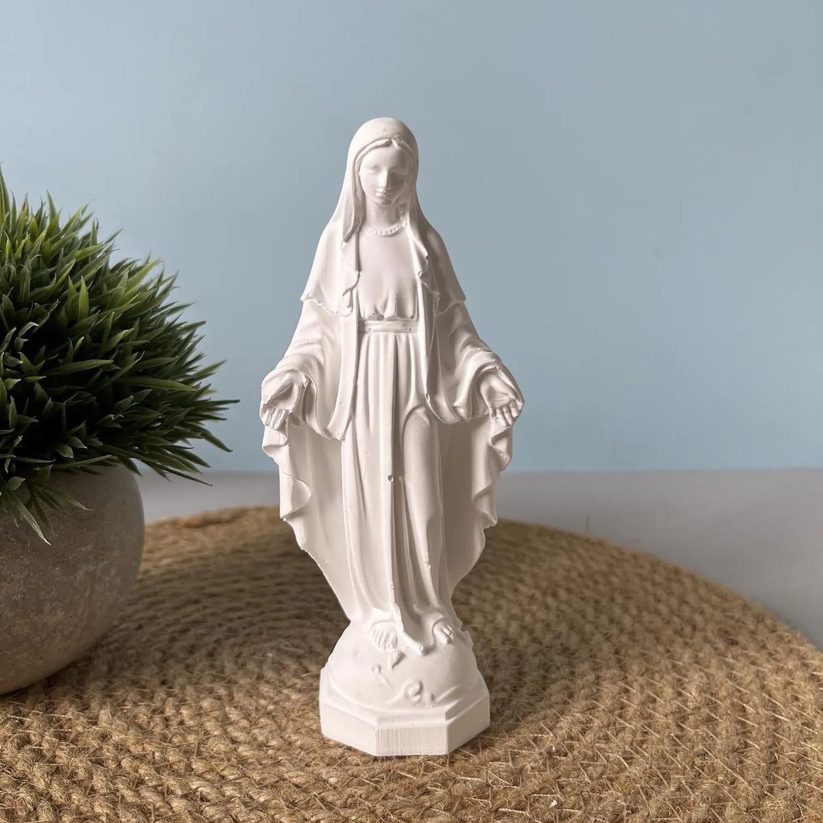 Silicone Virgin Mary Angel Mold for Candle & Plaster Craft