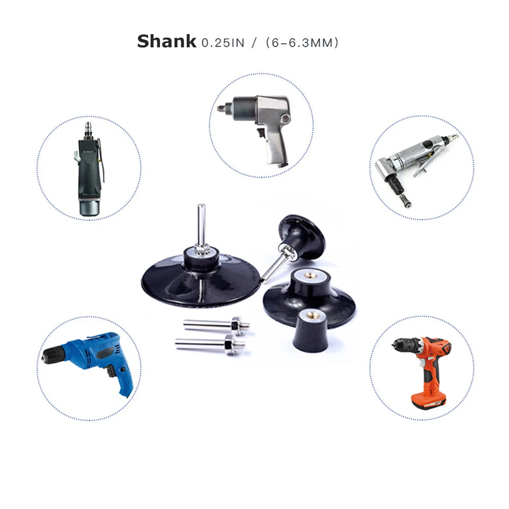 Back-up Pad for Rotary Sanding Disc 1" 2" 3" | 6mm Shank