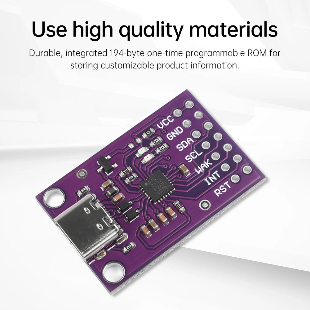 CP2112 USB to SMBus I2C Module – CCS811 Debug Board Type-C