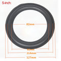 2-Pack Rubber Speaker Surround Repair Rings 4–12 Inch DIY