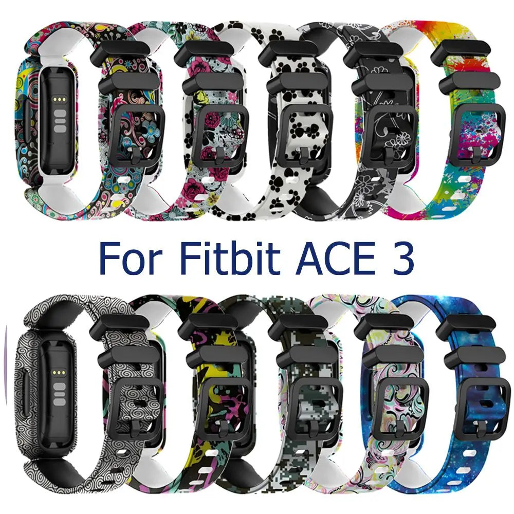 Silicone Band for Fitbit Ace 3 & Inspire 2 – Kids Replacement Strap