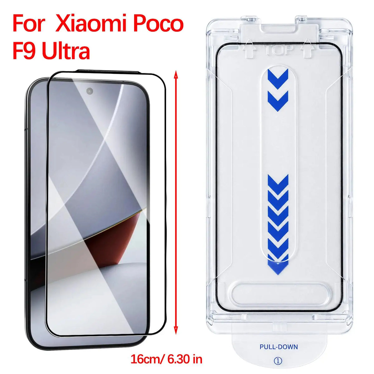 Xiaomi POCO F9 Pro/Ultra Tempered Glass Screen Protector Kit