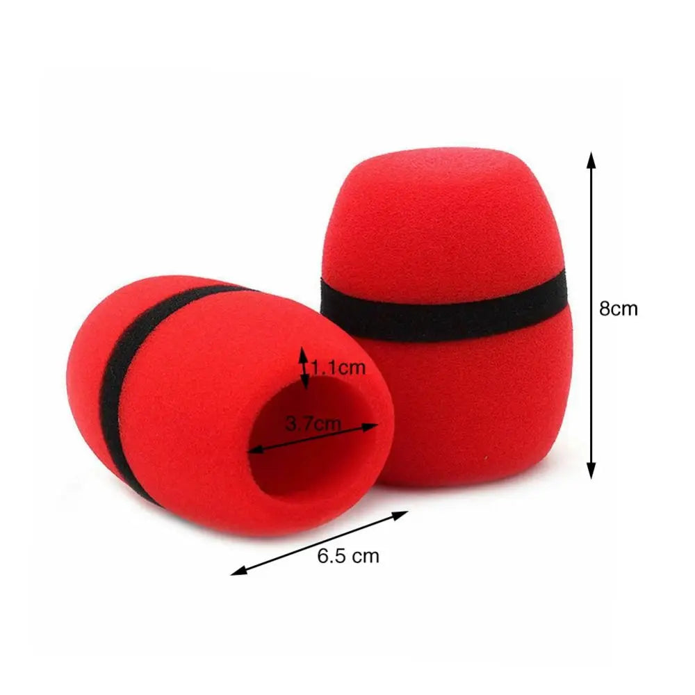 5-Pack Foam Mic Windscreen Covers – Studio, Karaoke & DJ