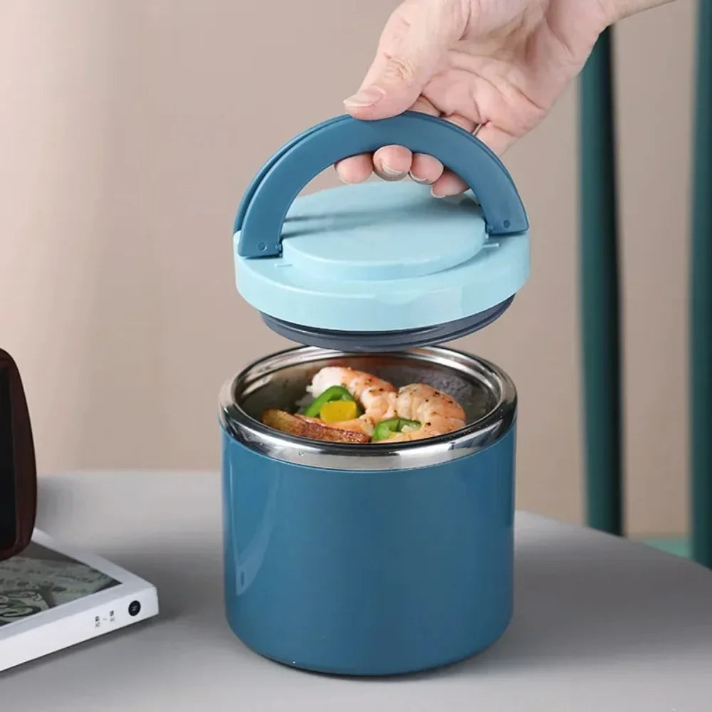 Stainless Steel Insulated Soup Thermos with Handle 630/1000ml