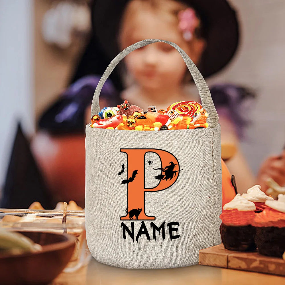 Personalized Halloween Trick or Treat Bag – Kids' Candy Tote