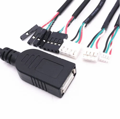 USB Female Terminal DuPont Adapter Extension Cable 30CM 4P