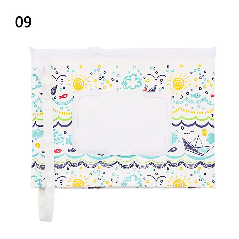 Portable Wet Wipes Bag – Hanging Tissue Case & Stroller Pouch
