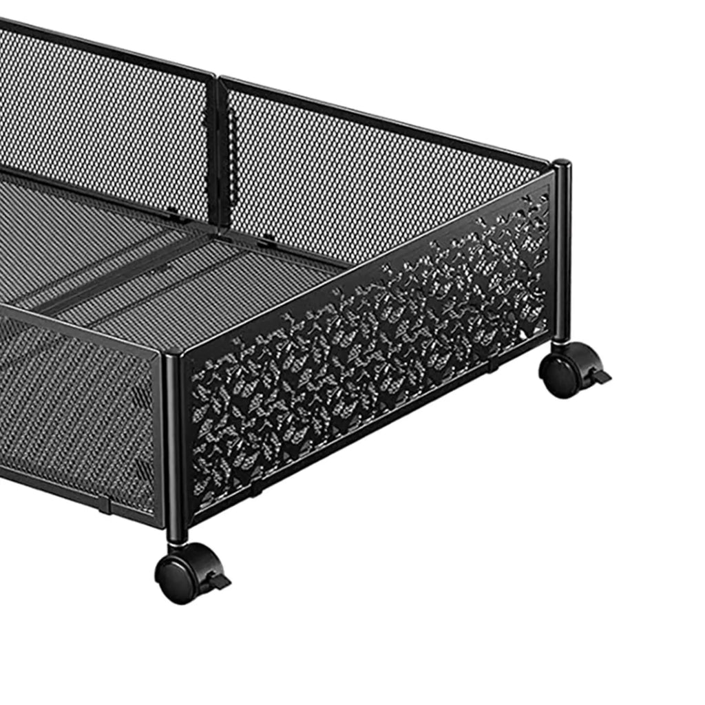 Under Bed Rolling Storage Organizer with Wheels | Foldable