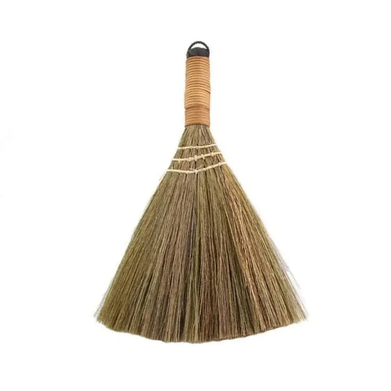 Handmade Natural Grass Broom – Vintage Floor Sweeper Set