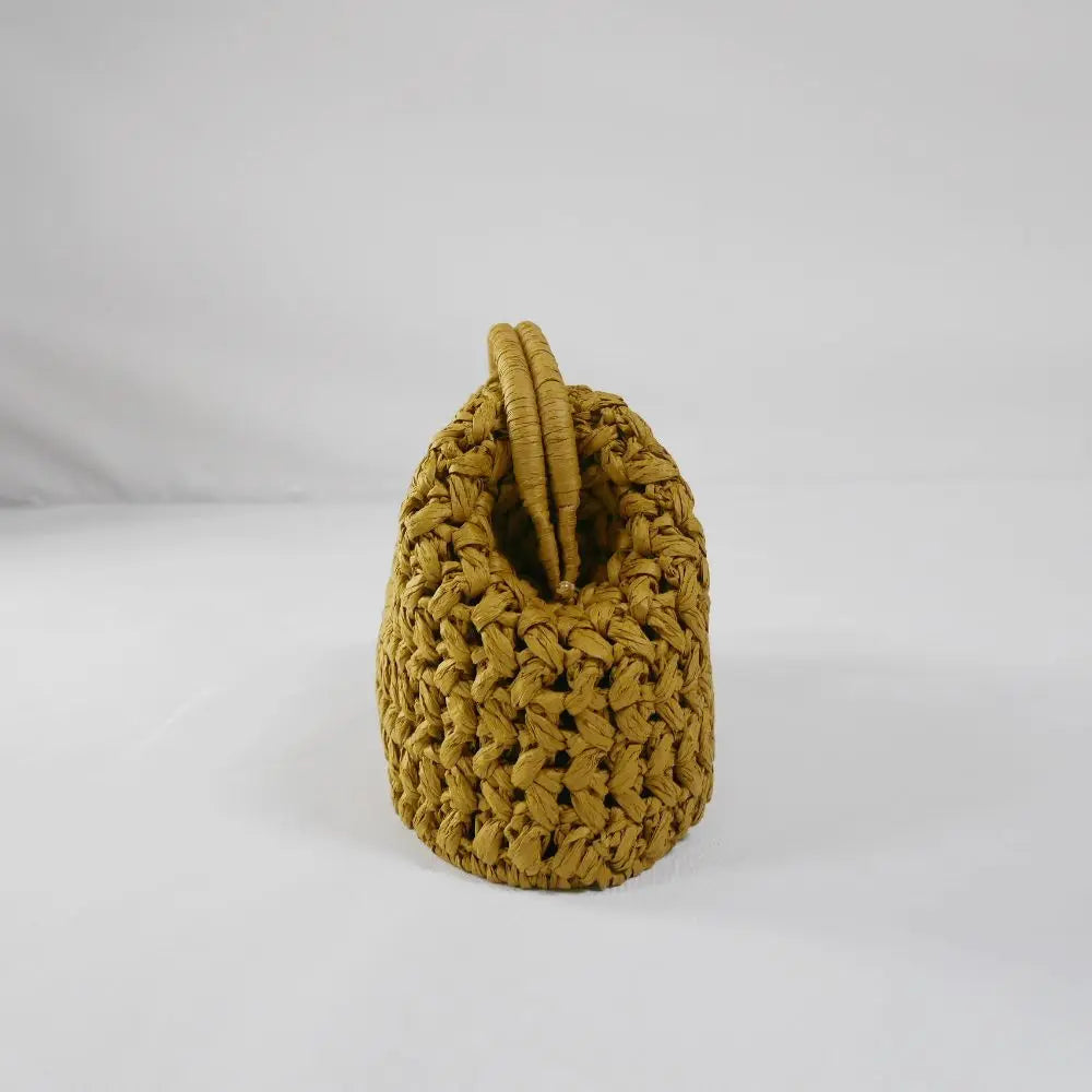Women's Woven Straw Clutch Bag – Large Beach Handbag