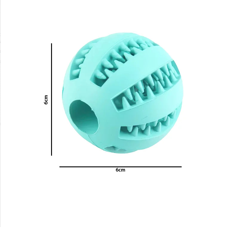 Non-Toxic Bite-Resistant Dog Chew Ball – Interactive Feeding Toy