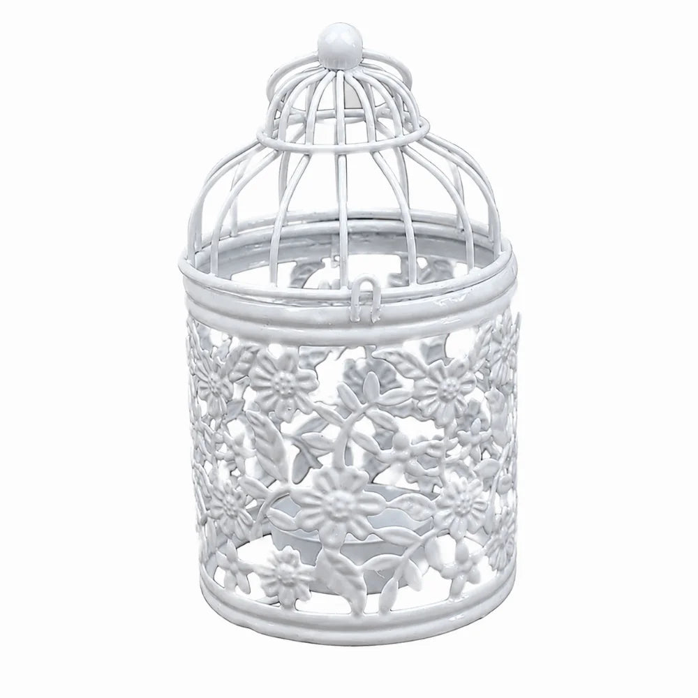 Vintage Bird Cage Candle Holder – Lantern Décor Ornament
