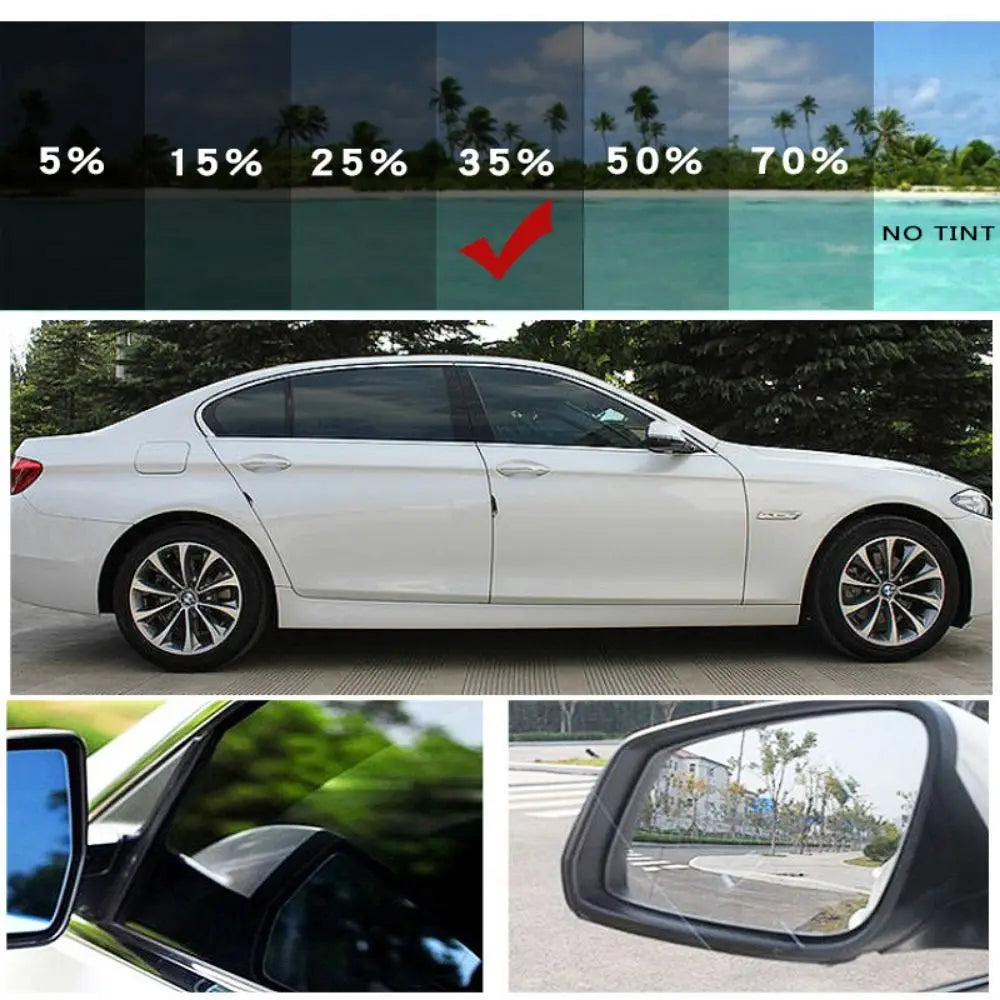 Solar UV Block Window Tint Film – Heat Reduction, VLT 1–50%