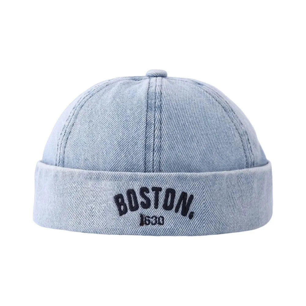 Letter Embroidered Baby Bucket Hat – Adjustable Cotton Cap