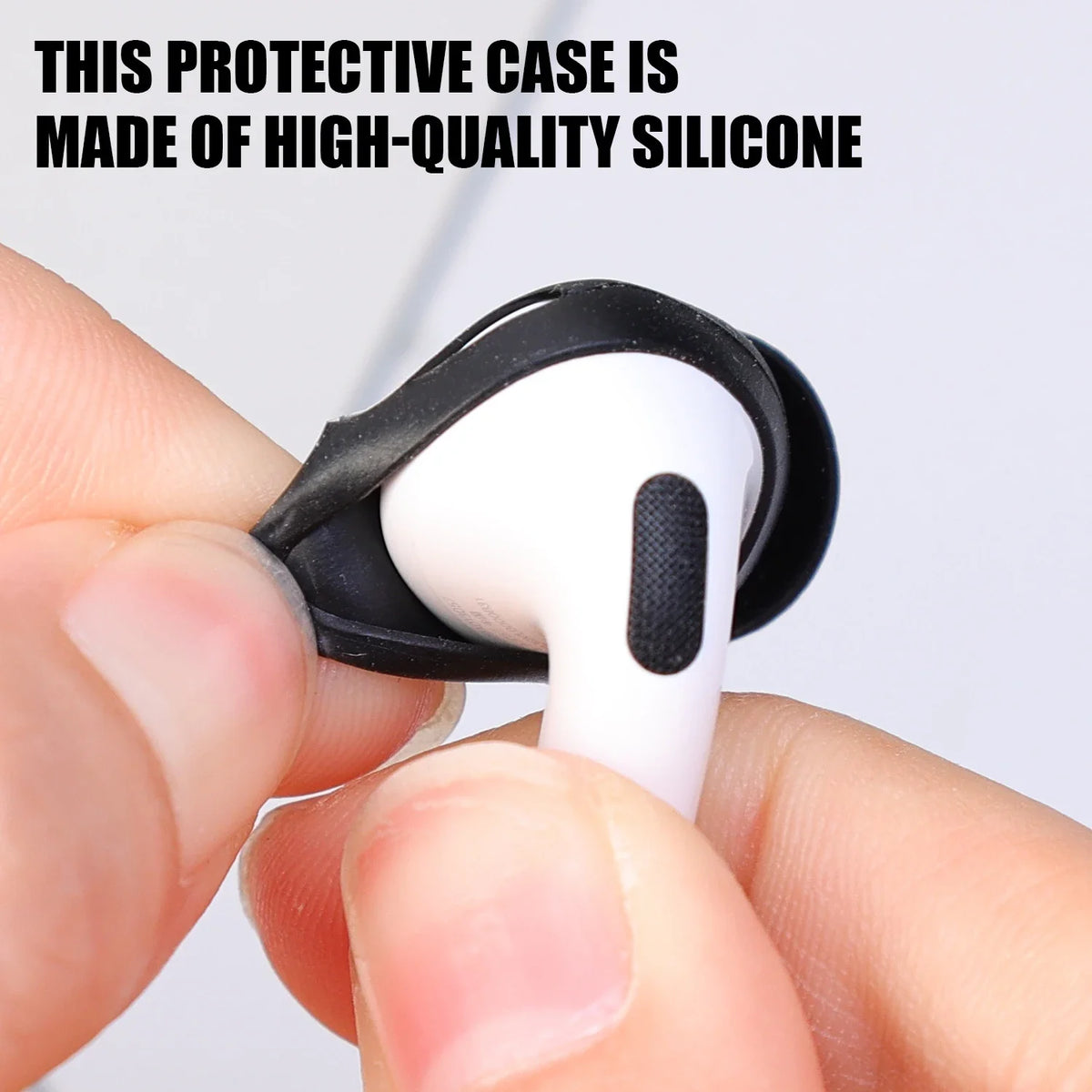 Silicone Earbud Covers for AirPods 4 – Drop Protection