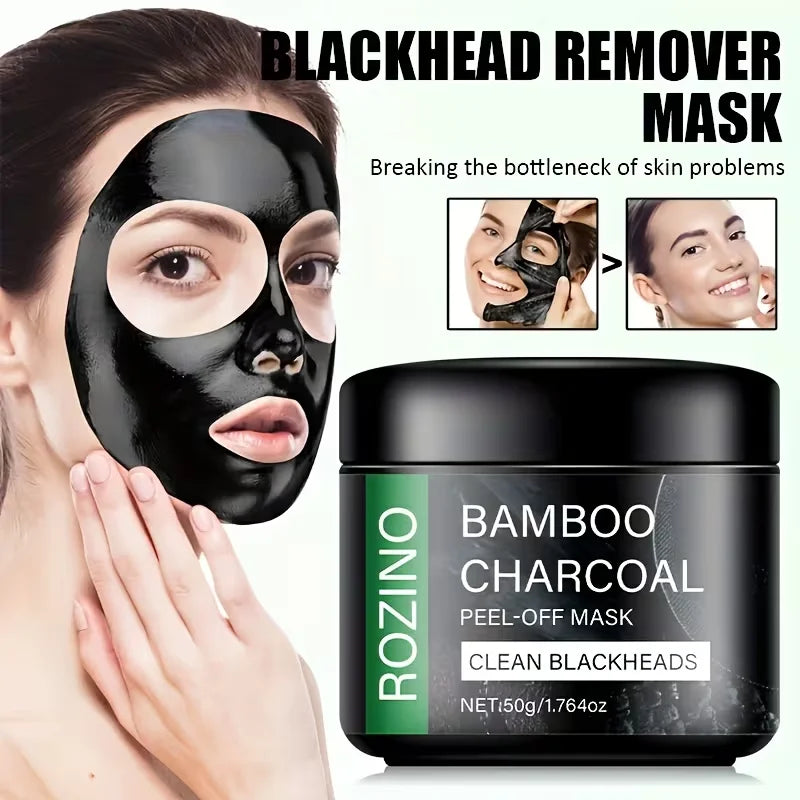 ROZINO Bamboo Charcoal Peel-Off Facial Mask 50g