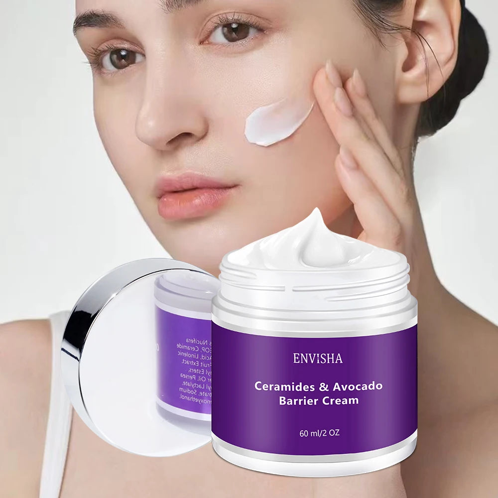 ENVISHA Ceramide & Avocado Face Cream – Firming Moisturizer