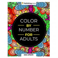80-Page Color By Number Coloring Book for Adults – A5