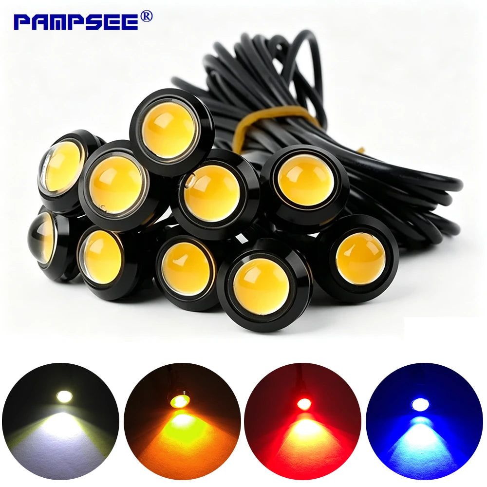 18MM Eagle Eye LED DRL Car Daytime Running Light 12V | Pampsee