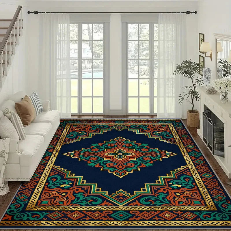 RAKKS European Retro Area Rug – Bedroom & Living Room Carpet