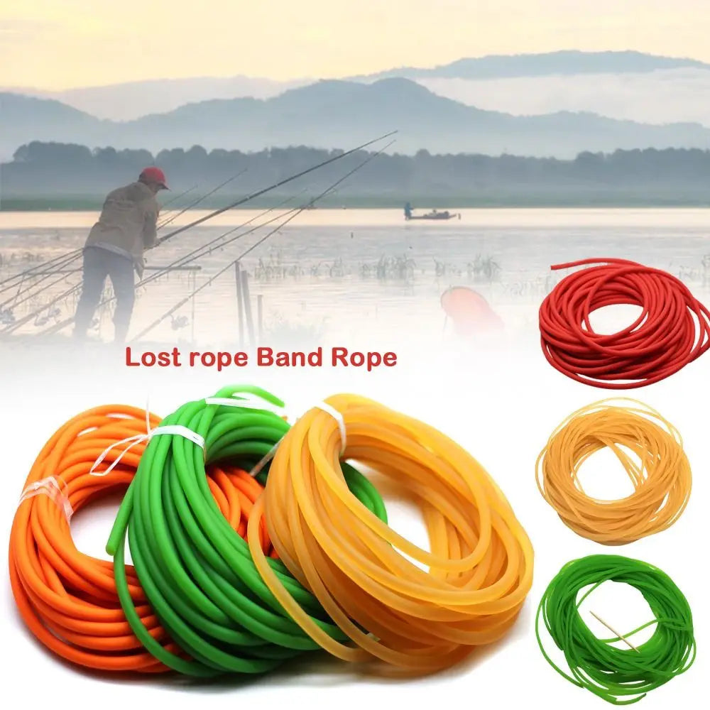 Solid Rubber Fishing Elastic Band 2/2.2mm 10m Stretch Line