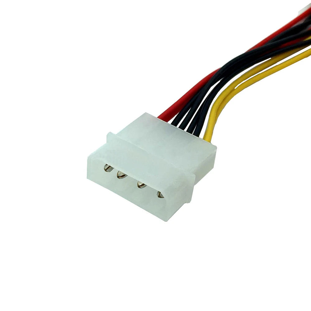 IDE to FDD Power Cable Splitter – 4-Pin Molex Adapter, 20cm