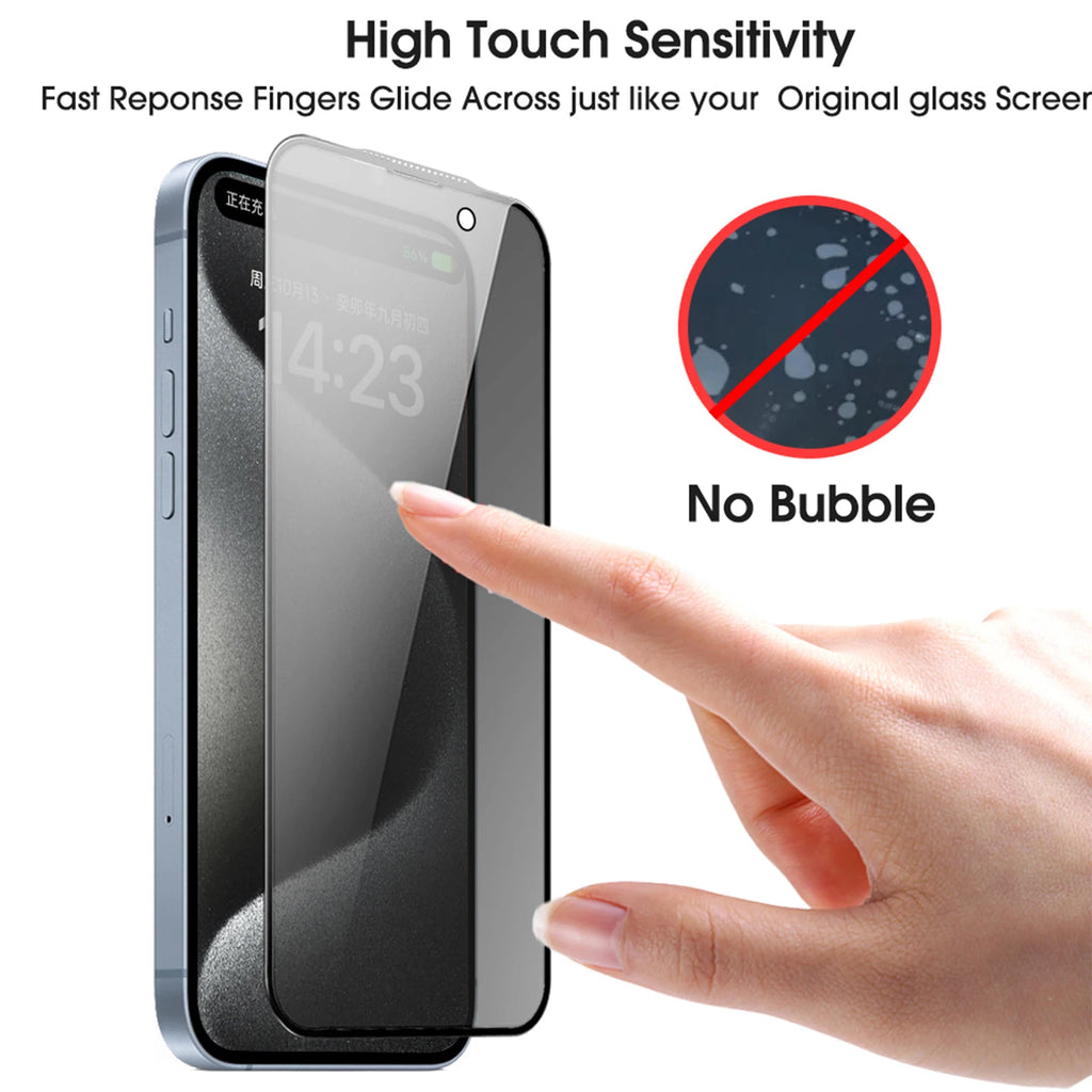 Privacy Screen Protector iPhone 17/17 Pro/Air – Tempered Glass