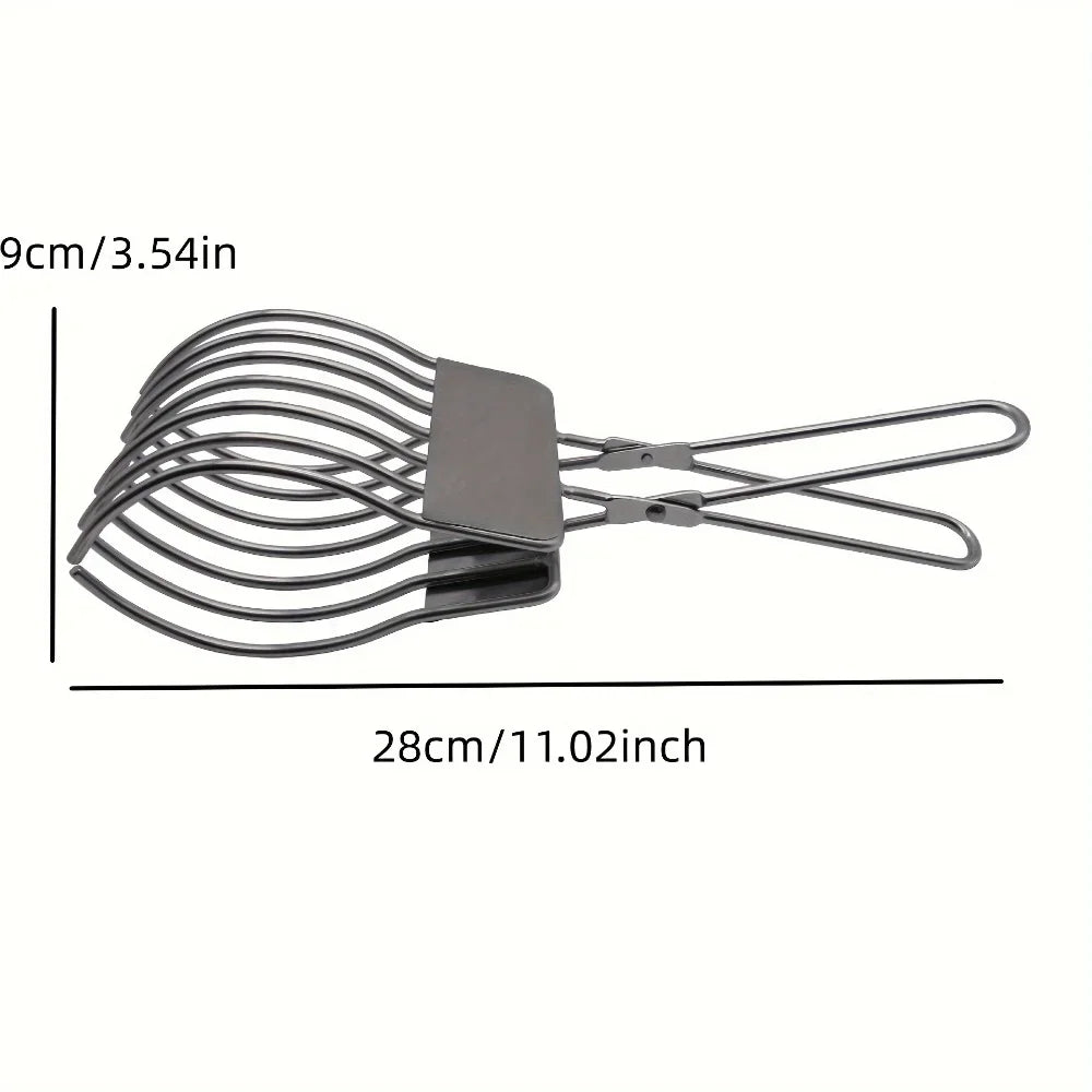 Stainless Steel Multi-Function Slicer BBQ Clip | Meat & Bread Cutter