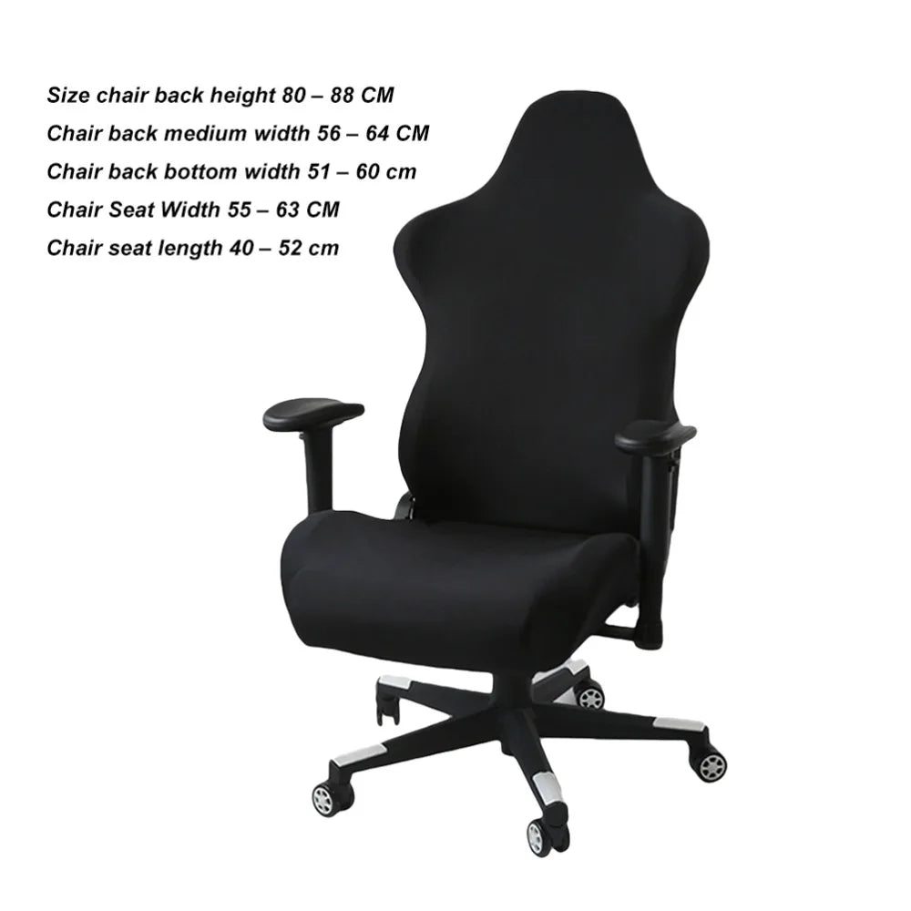 Stretch Fit Gaming Chair Cover – Embossed Polyester Slipcover