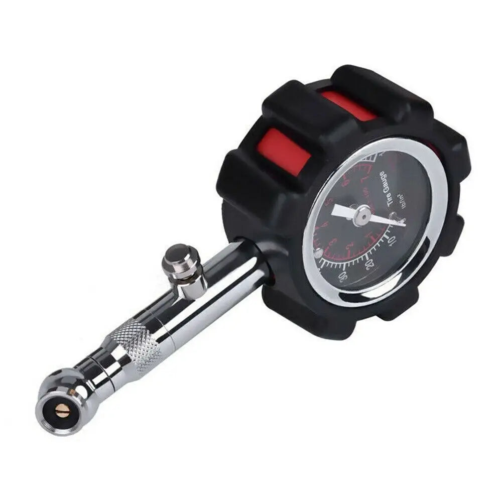100 PSI Tire Pressure Gauge with Reset – Heavy Duty Car Tool