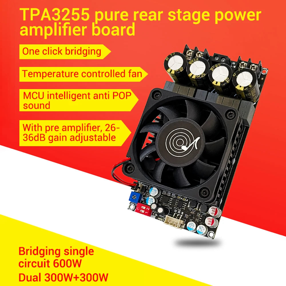 ZK-3002 TPA3255 Power Amplifier Board 300W×2 Stereo