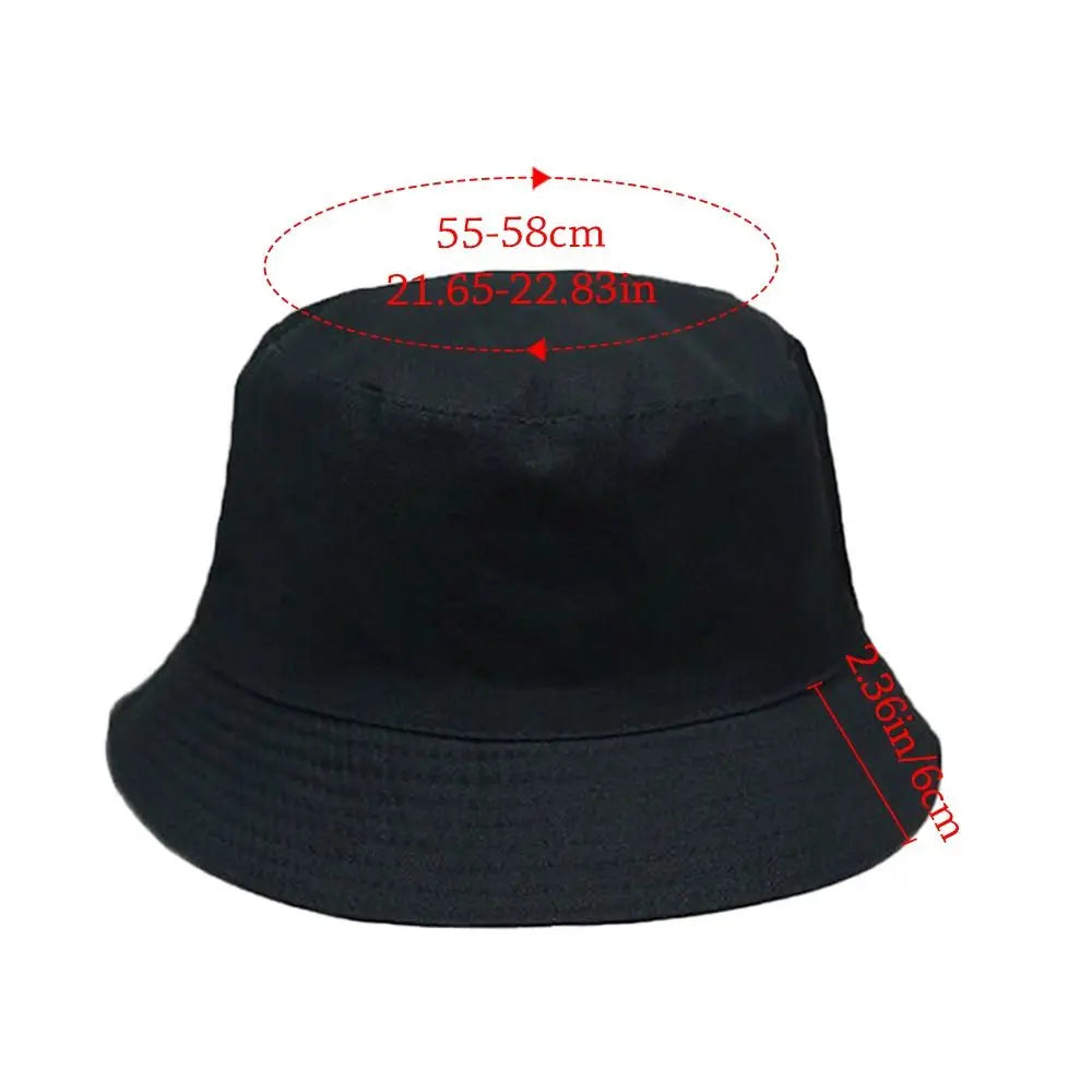 Double-Sided Foldable Bucket Hat – Wide Brim Sun Cap